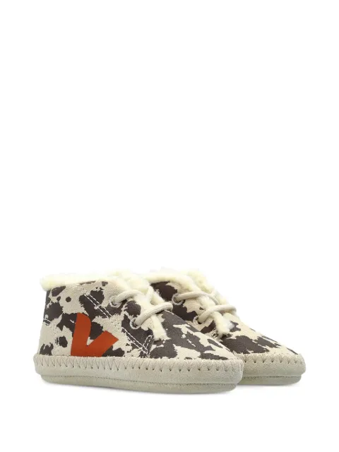 VEJA Kids fured suede sneakers