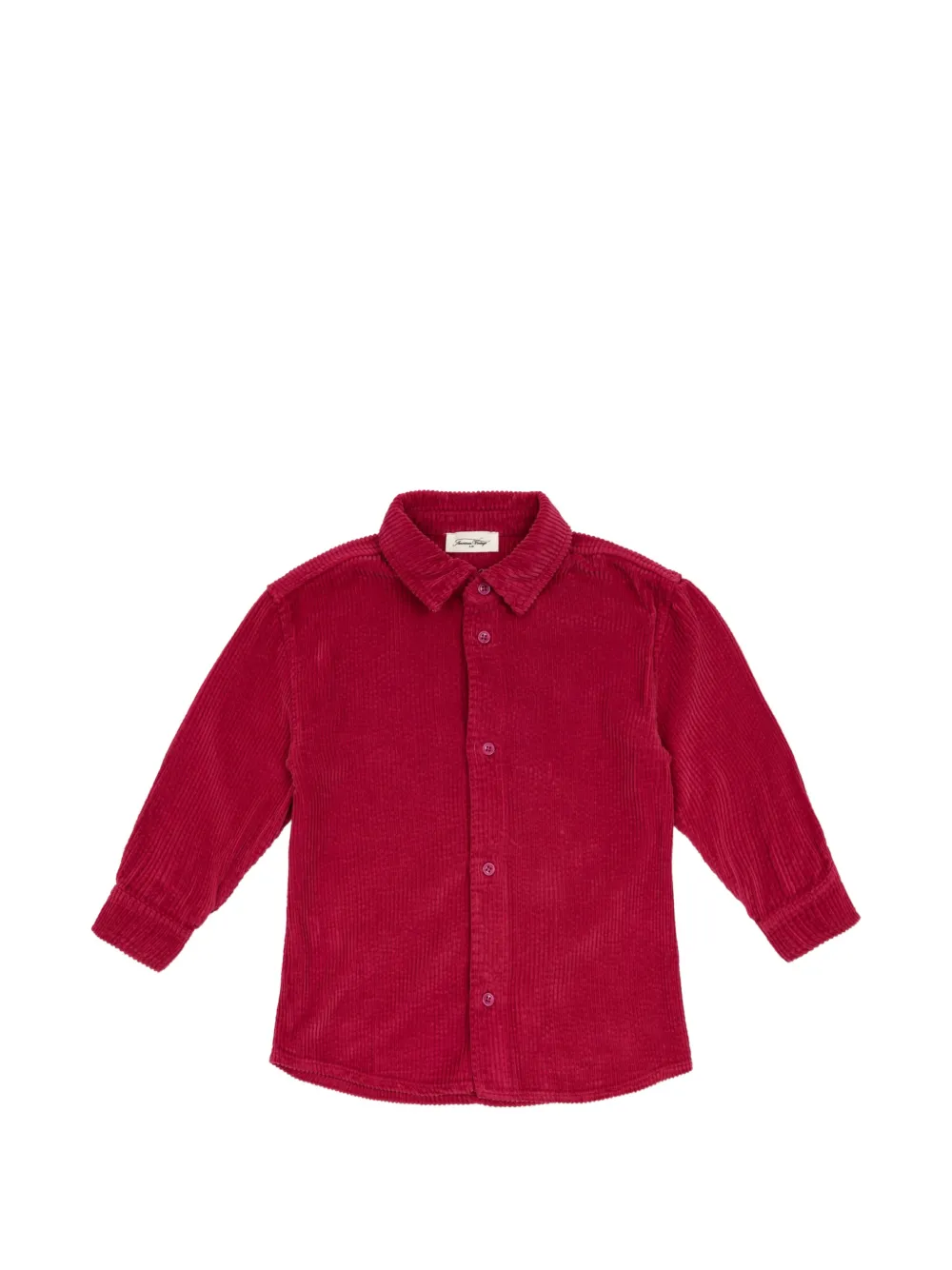American Vintage Kids corduroy shirt - Rosso