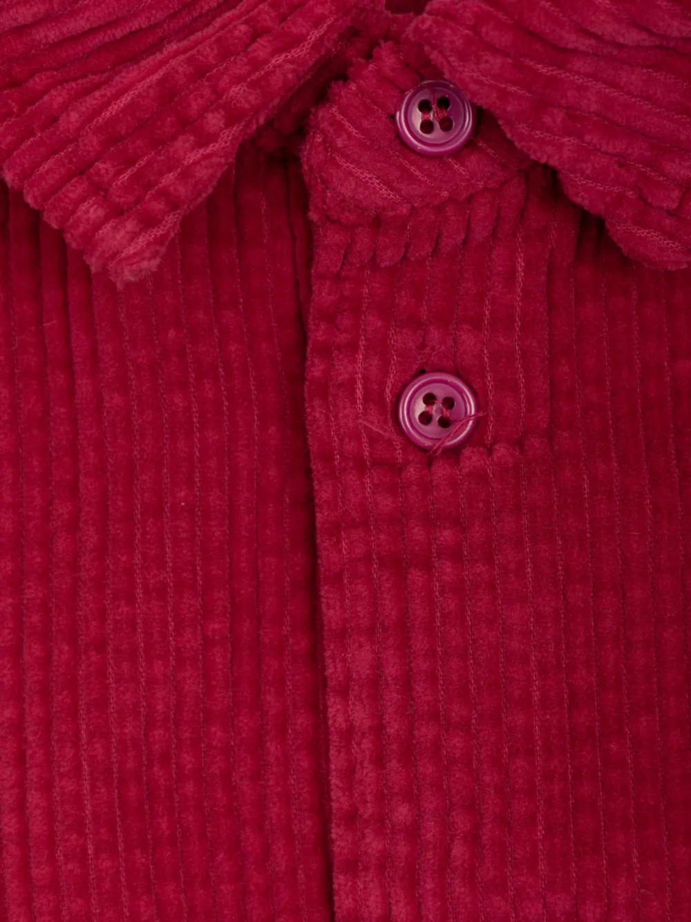 American Vintage Kids corduroy shirt Rood