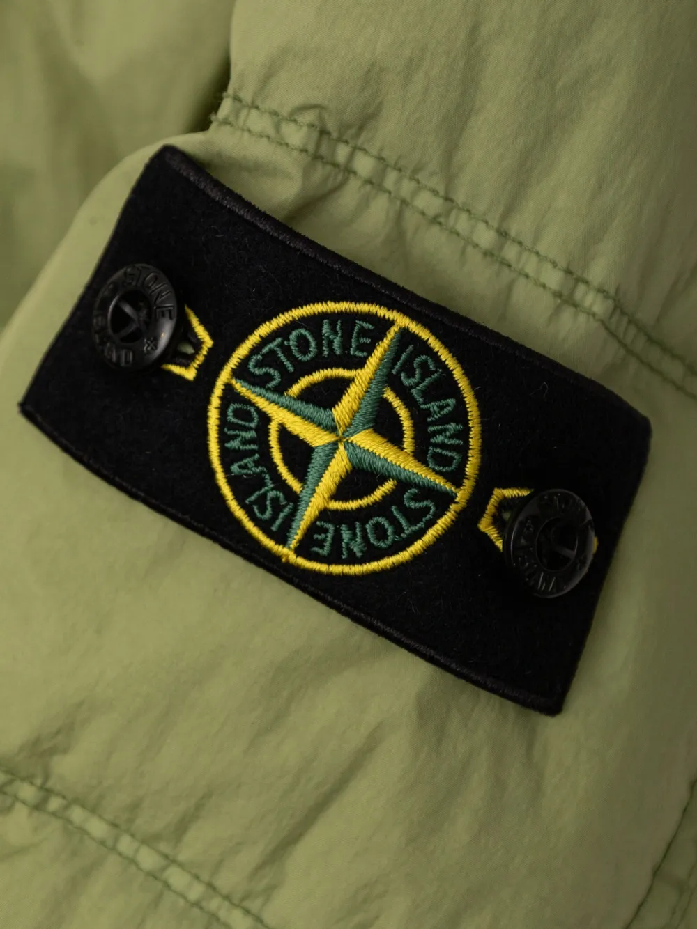 Stone Island Junior Gewatteerd jack Groen