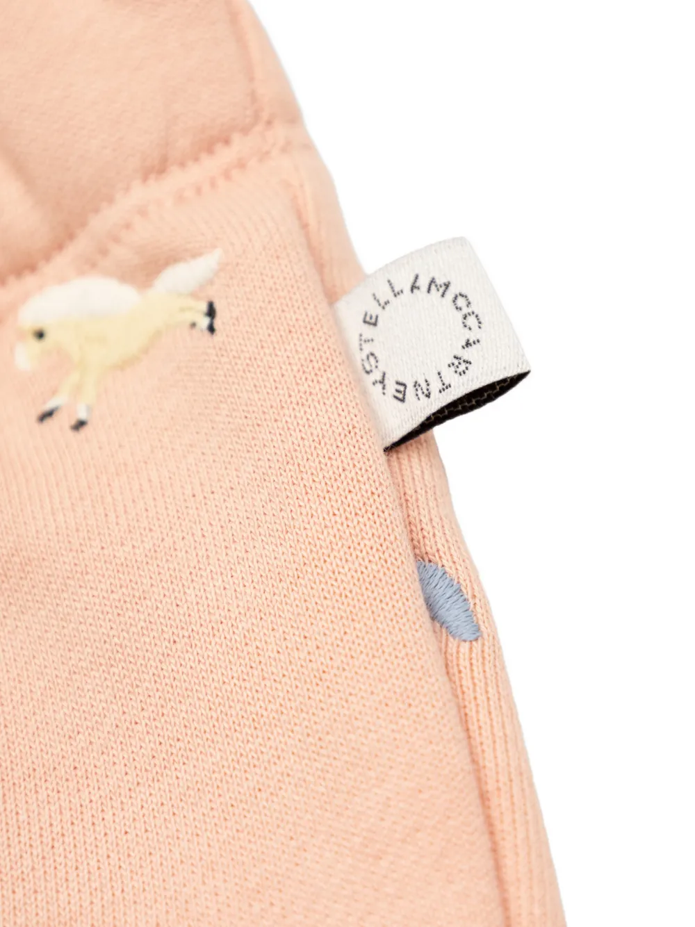 Stella McCartney Kids horse-print tracksuit set Roze