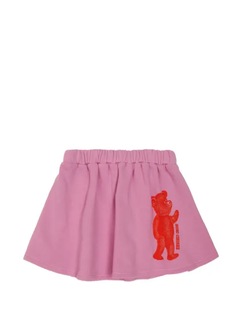 Bobo Choses Softpaw Monster graphic-print flared mini skirt