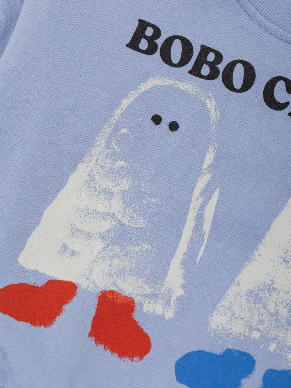 Bobo Choses Booty Ghosts sweater met logoprint Blauw