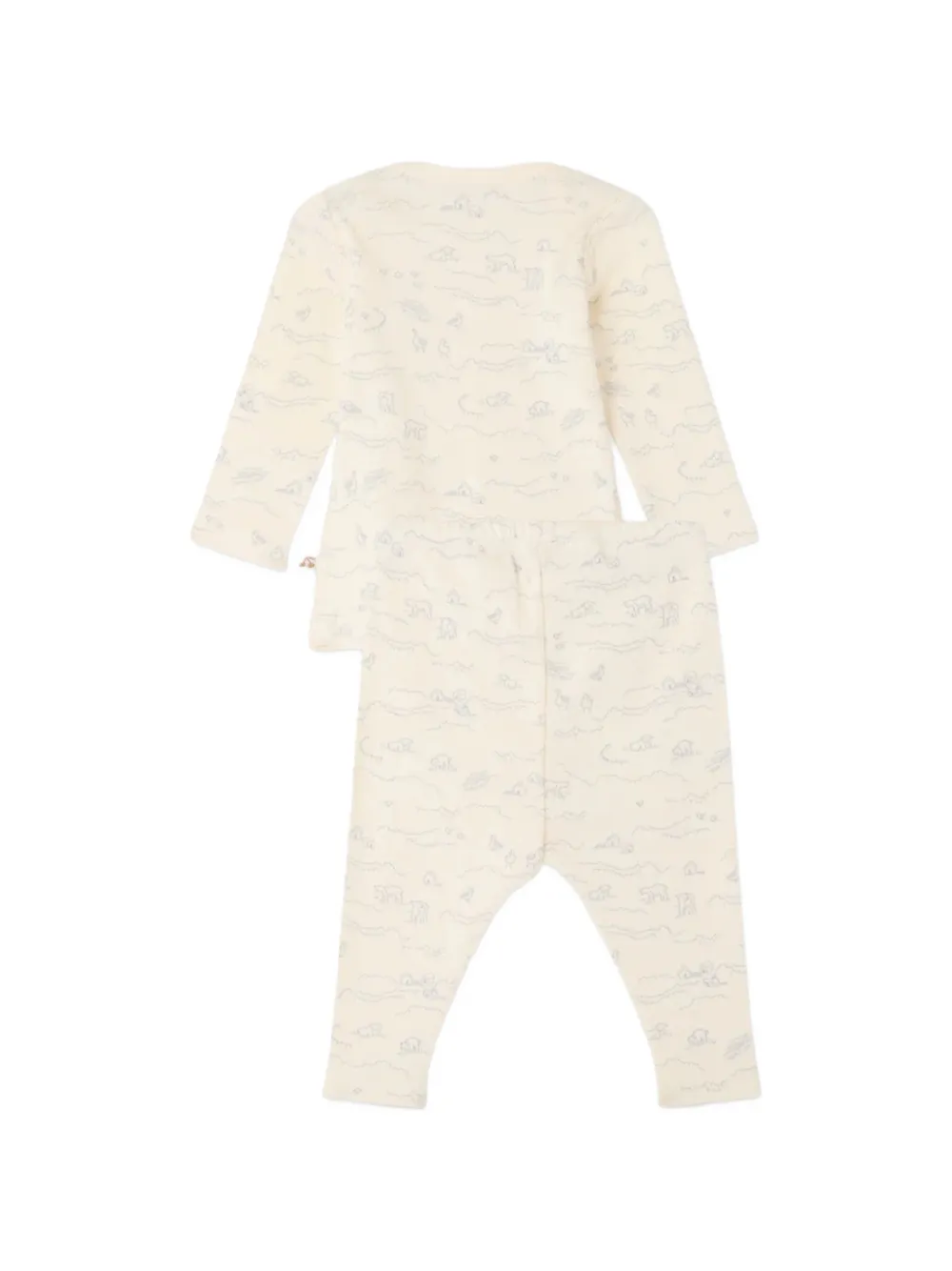 Bonpoint Timi broek met print Beige