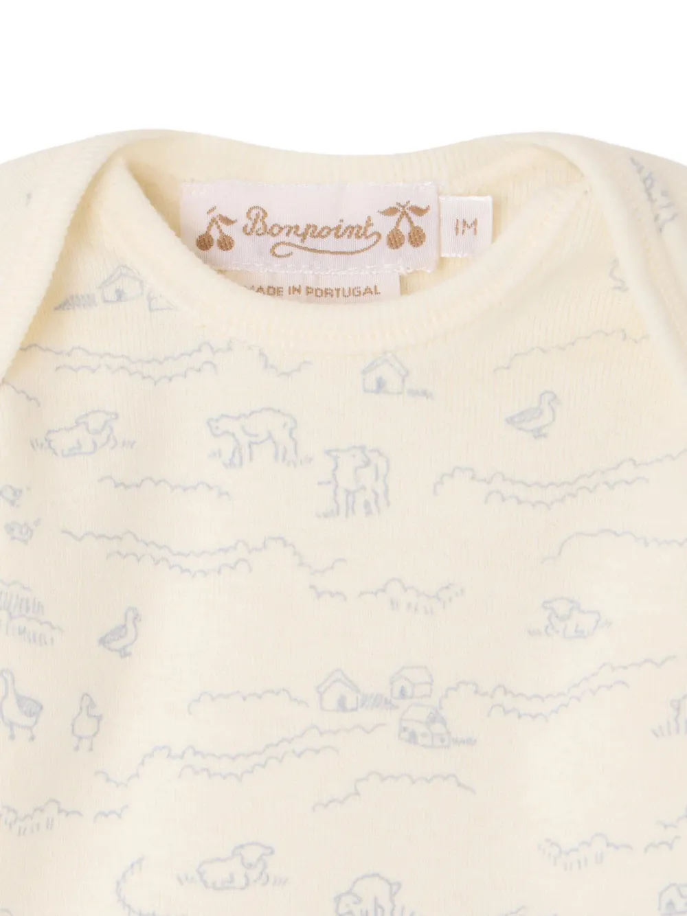 Bonpoint Timi broek met print Beige