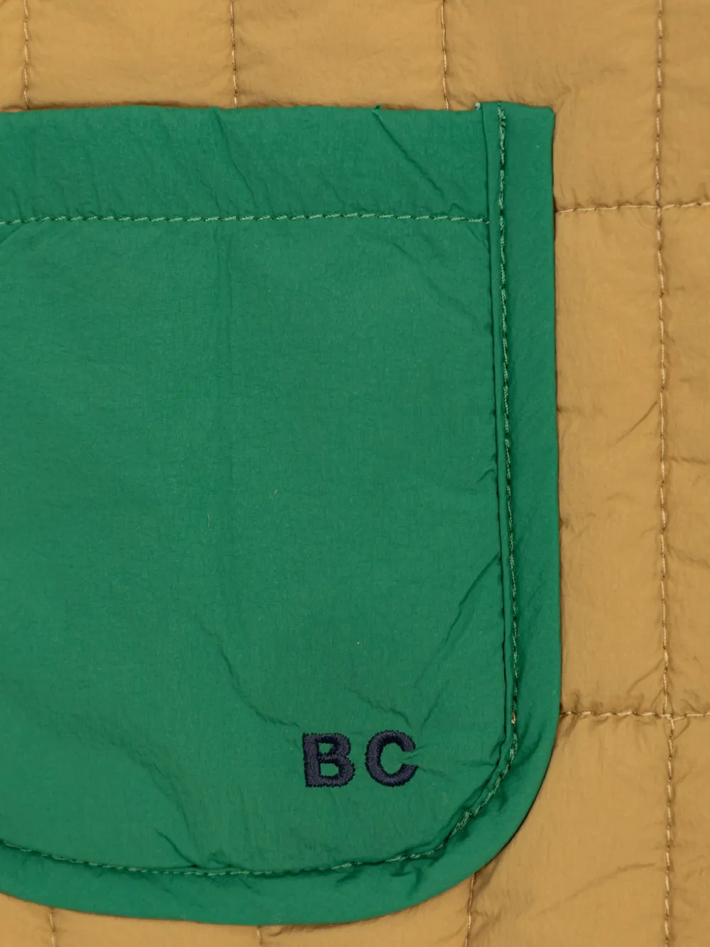 Bobo Choses quilted jacket Geel