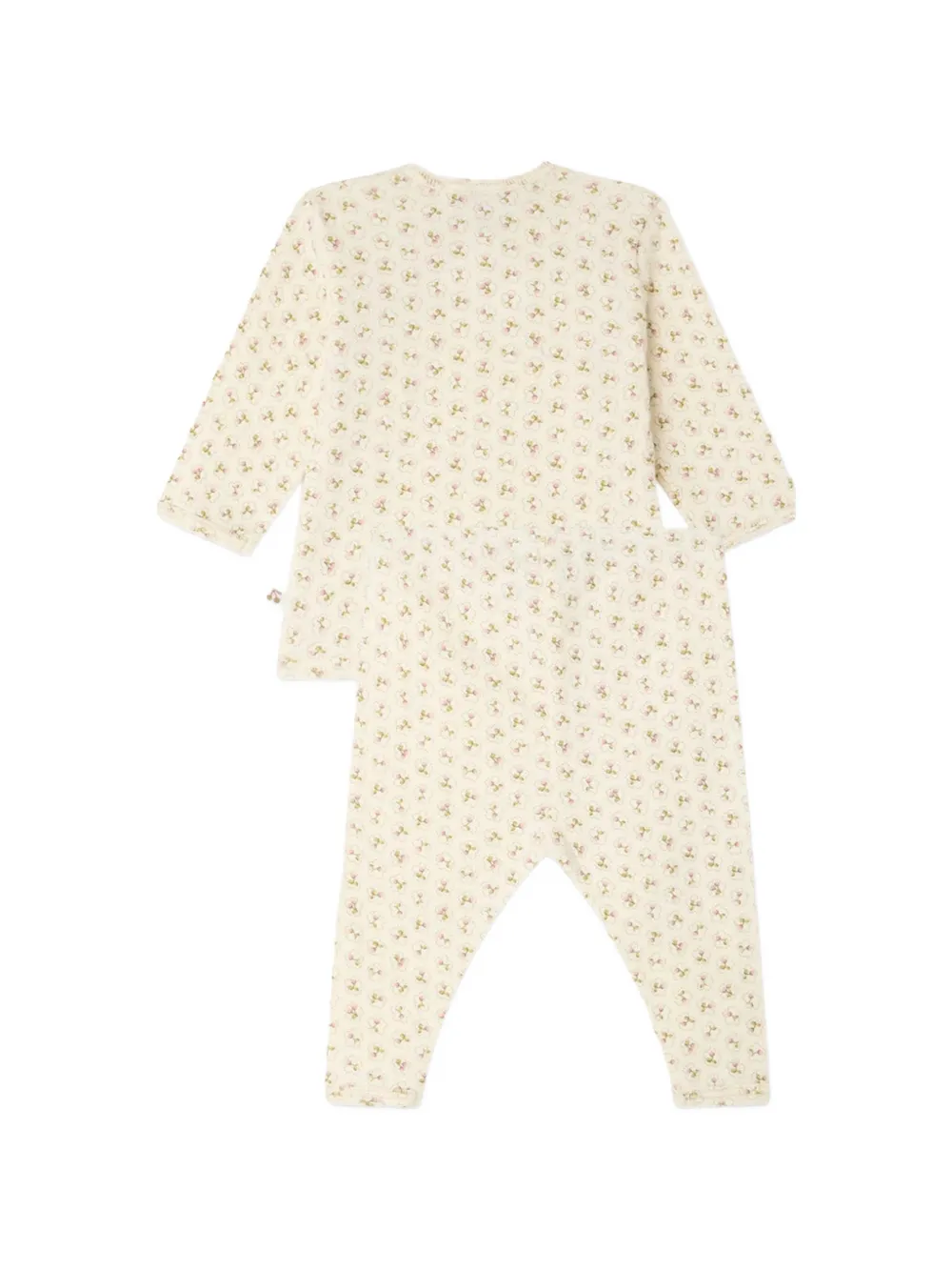 Bonpoint Timao cherry-print set Beige
