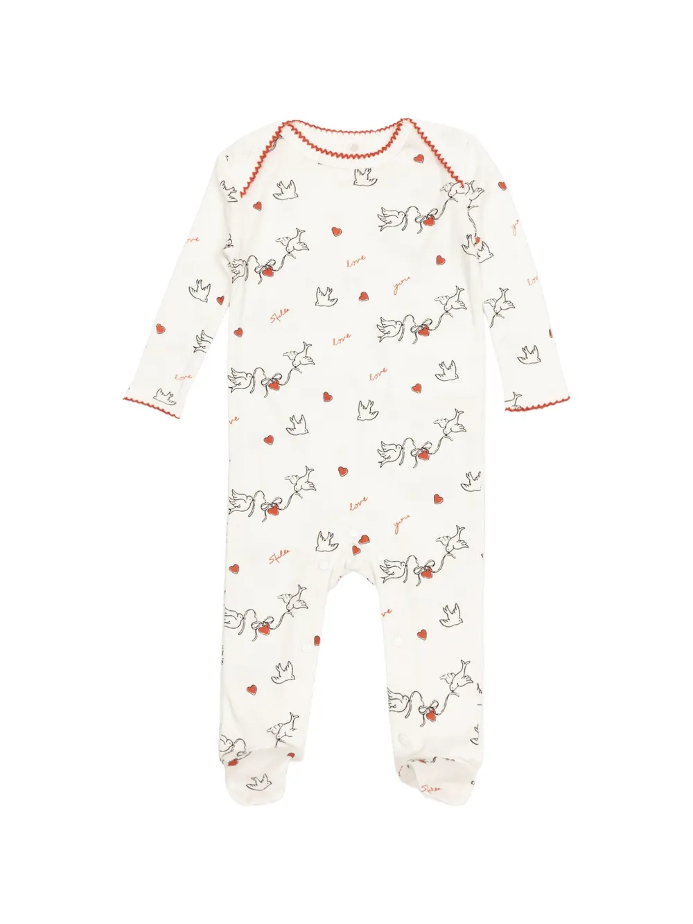 Stella McCartney Kids graphic-print sleepsuits (set of two) Wit