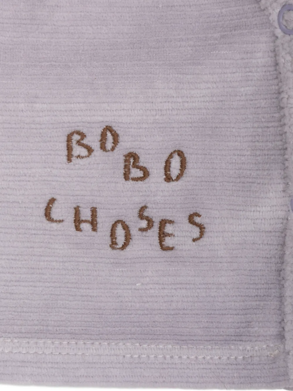 Bobo Choses T-shirt met geborduurd logo en wikkelstijl Paars