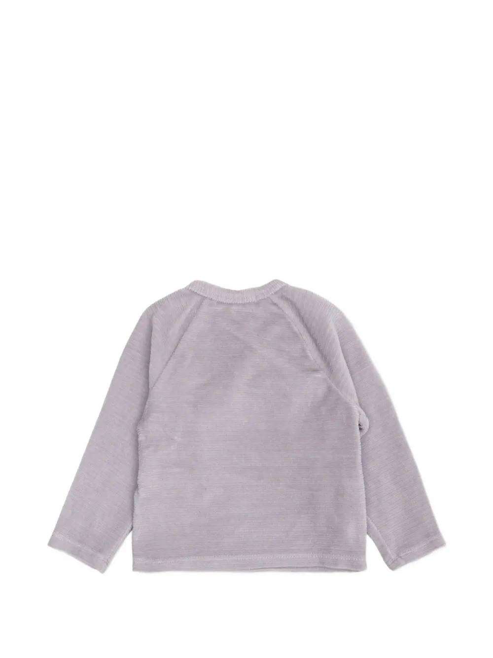 Bobo Choses T-shirt met geborduurd logo en wikkelstijl Paars