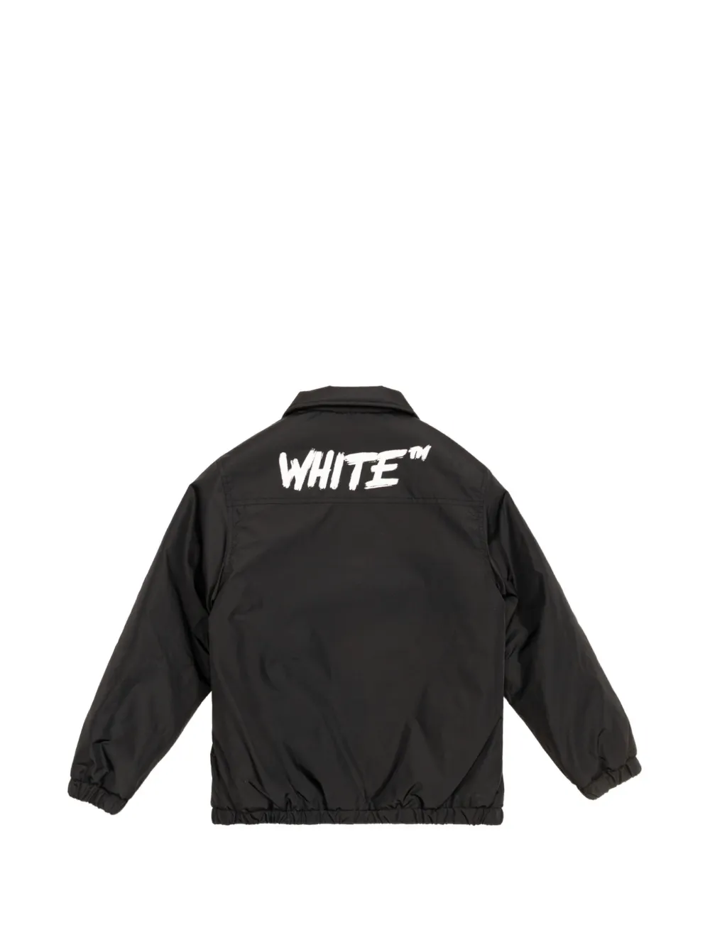 Off-White Kids Bomberjack met logoprint Zwart
