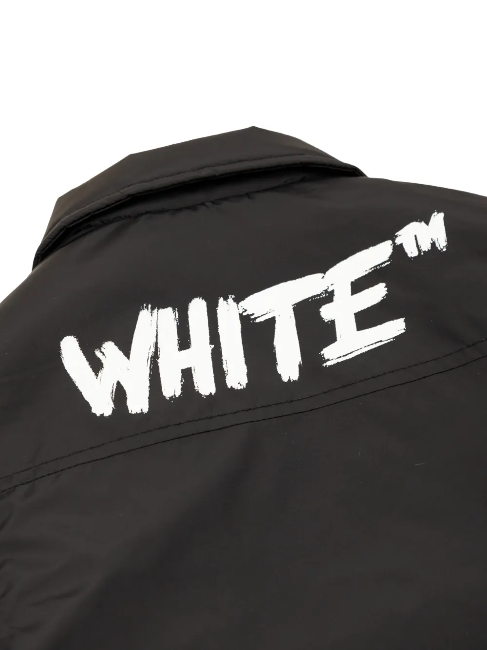 Off-White Kids Bomberjack met logoprint Zwart