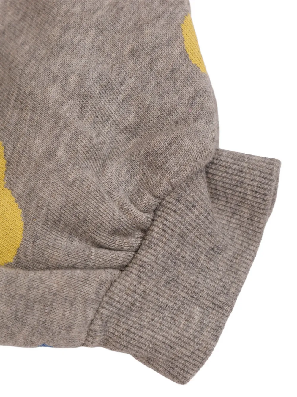 Bobo Choses Pixel Abduction graphic-print zip-up hoodie Grijs
