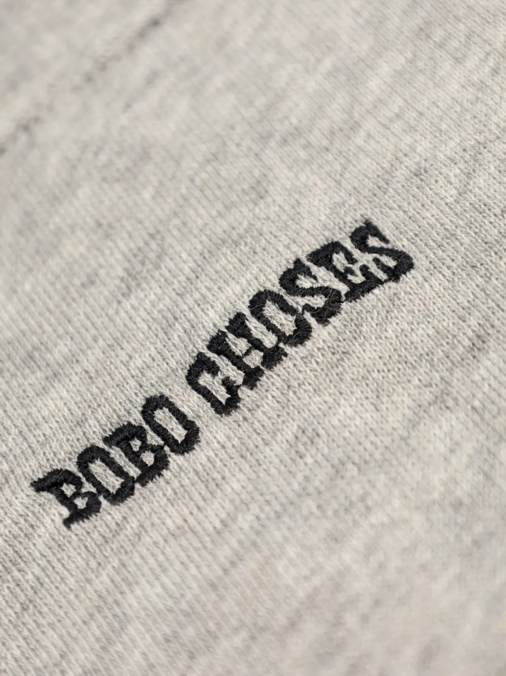 Bobo Choses Mush Monster Duo embroidered-logo sweater Grijs