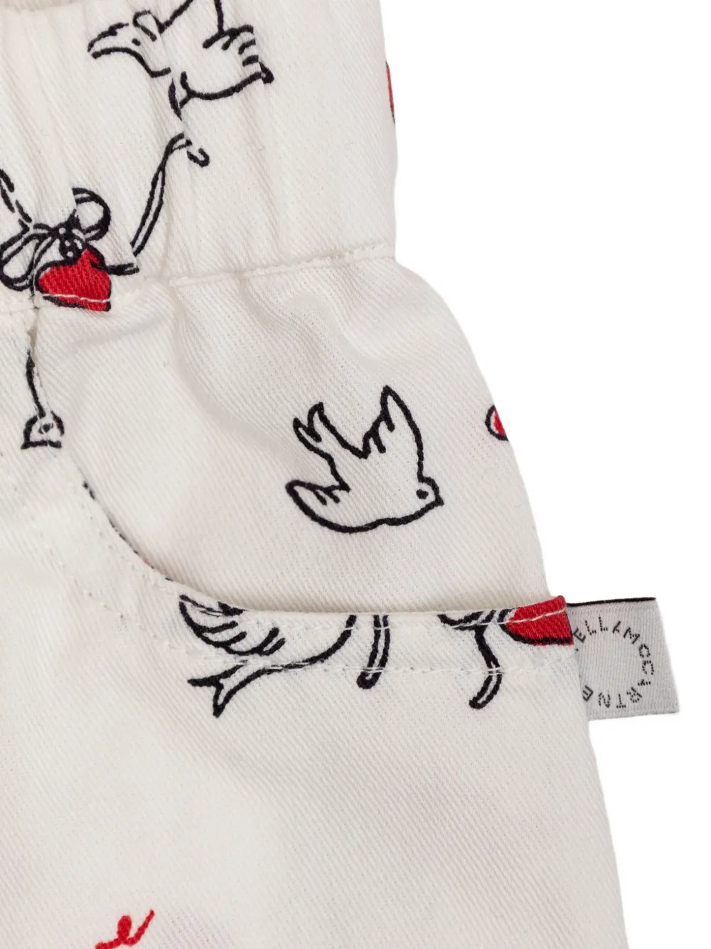 Stella McCartney Kids Trainingsbroek met print Beige