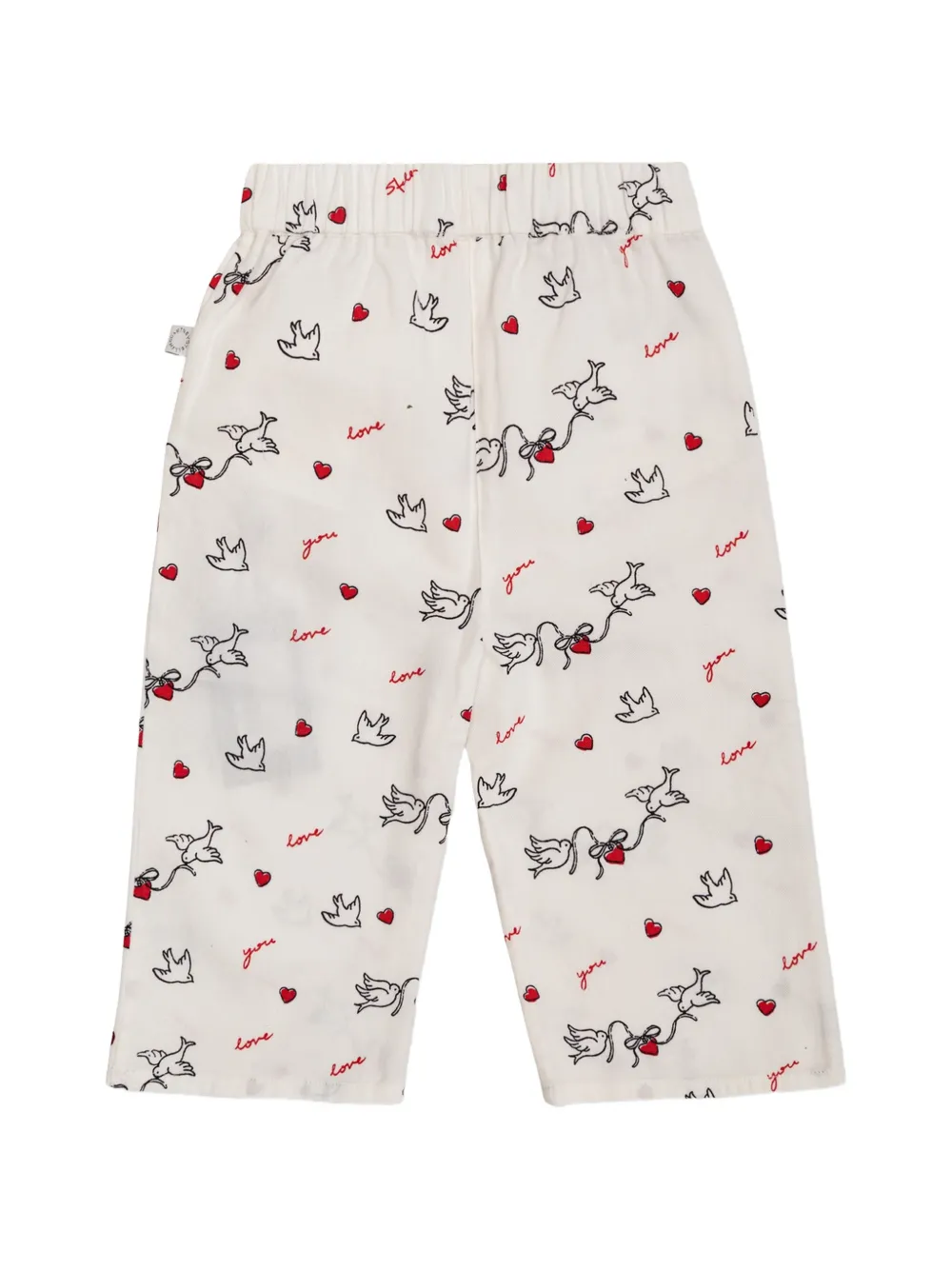 Stella McCartney Kids Trainingsbroek met print Beige