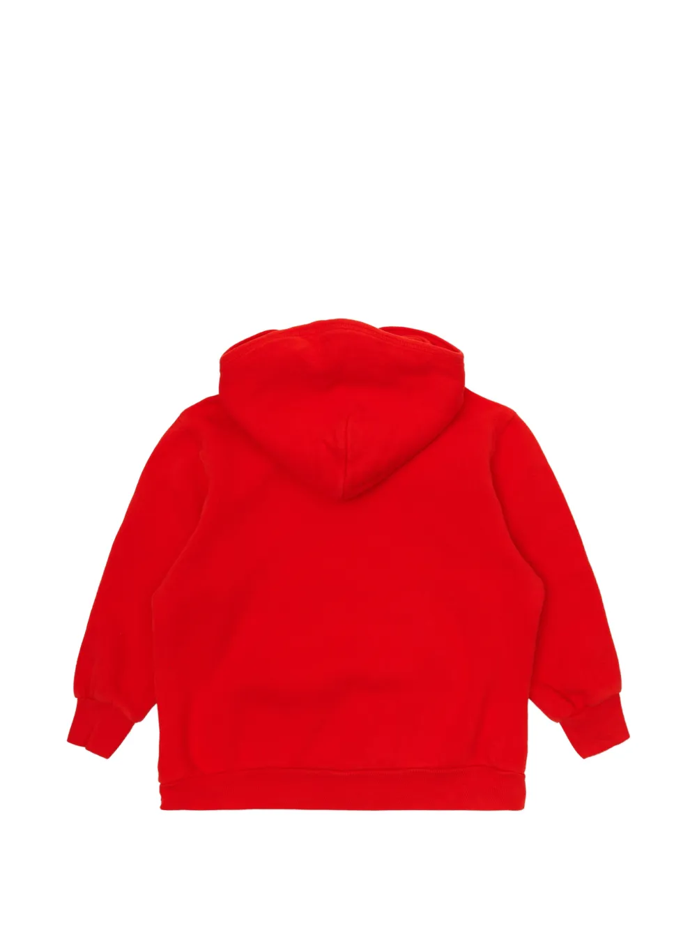 American Vintage Kids logo-print pouch-pocket hoodie Rood