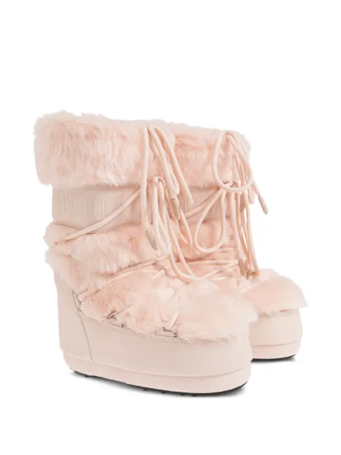 Moon Boot Kids Icon faux-fur boots