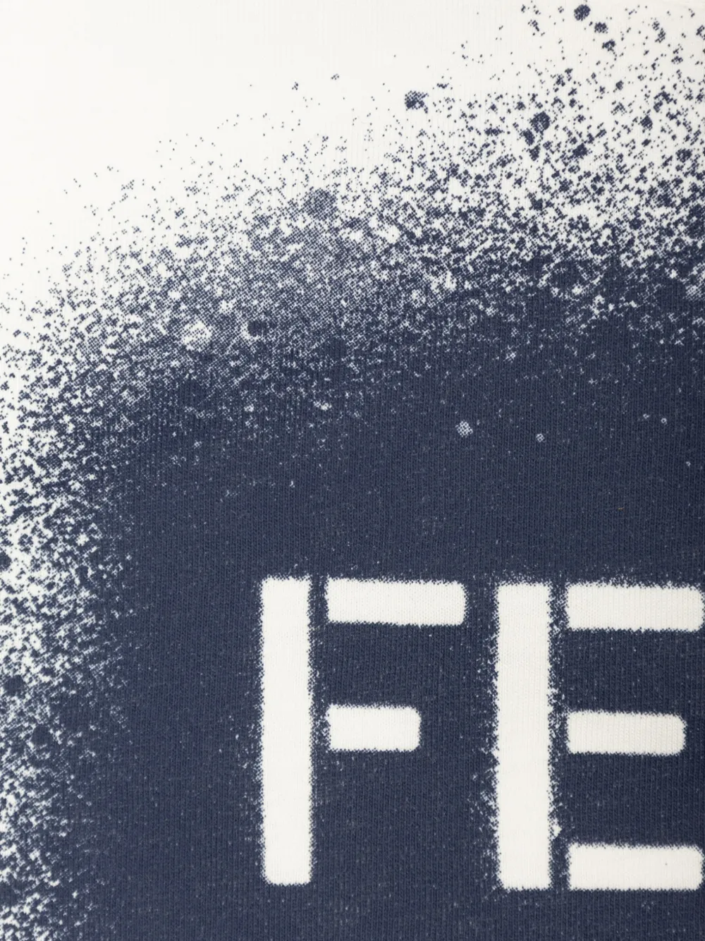 Fendi Kids logo-print T-shirt Wit