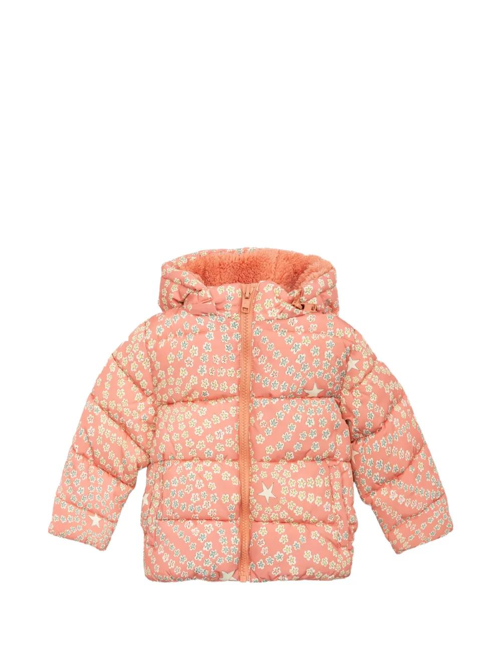 Stella McCartney Kids star-print padded jacket Roze