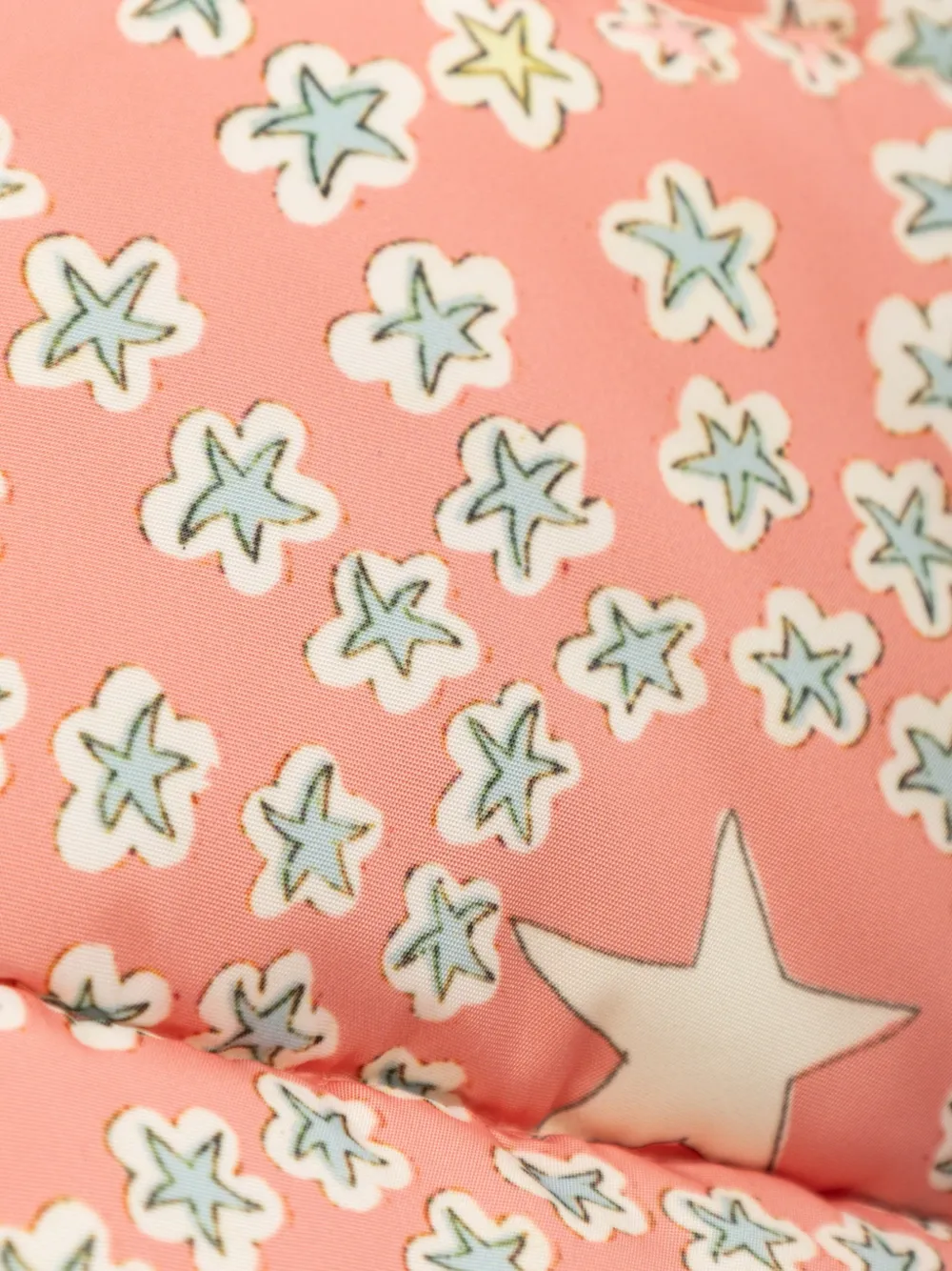 Stella McCartney Kids star-print padded jacket Roze