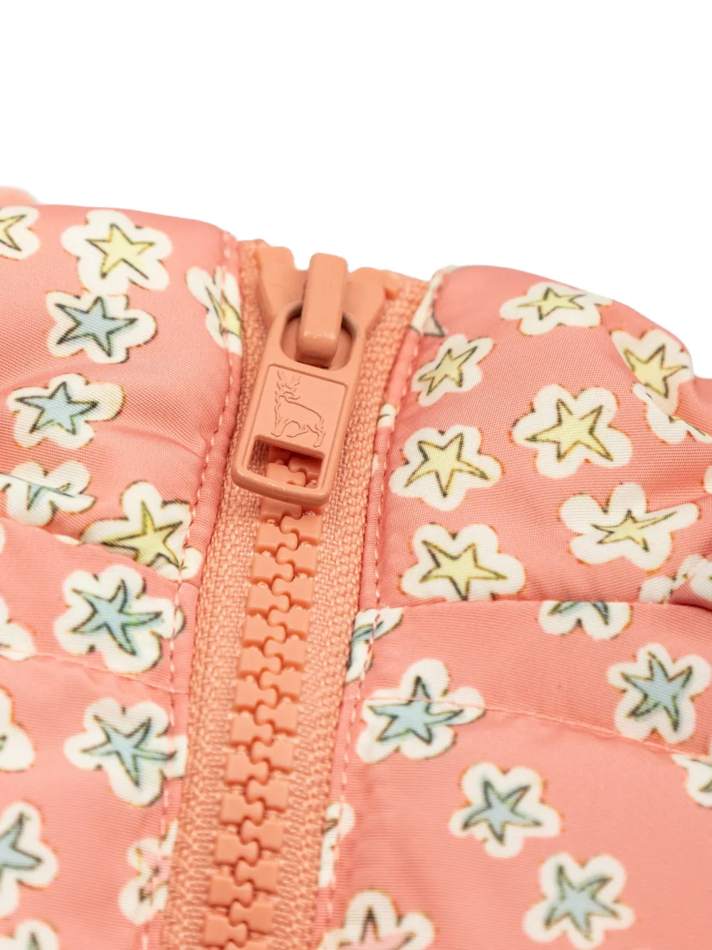 Stella McCartney Kids star-print padded jacket Roze