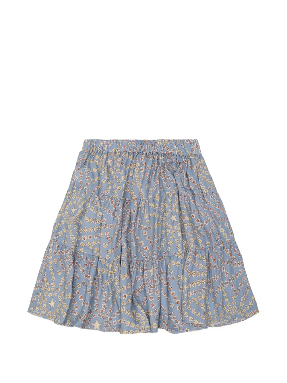 Stella McCartney Kids Gelaagde rok met sterrenprint Blauw