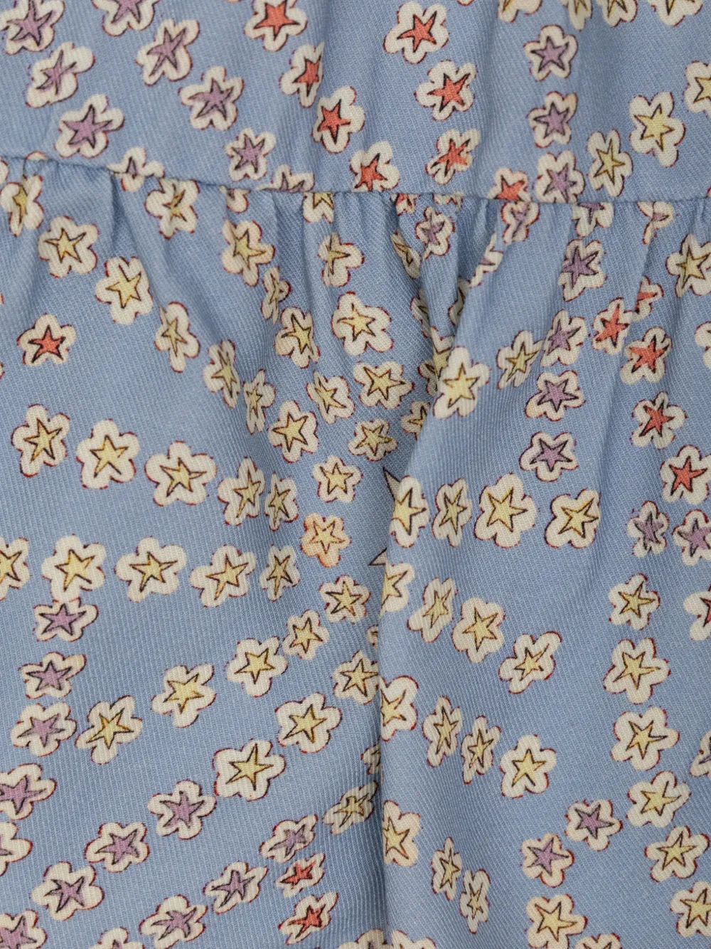 Stella McCartney Kids Gelaagde rok met sterrenprint Blauw