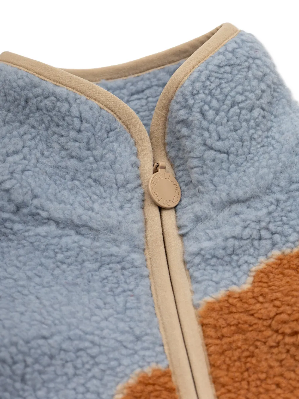Stella McCartney Kids mountain-print fleece jacket Bruin