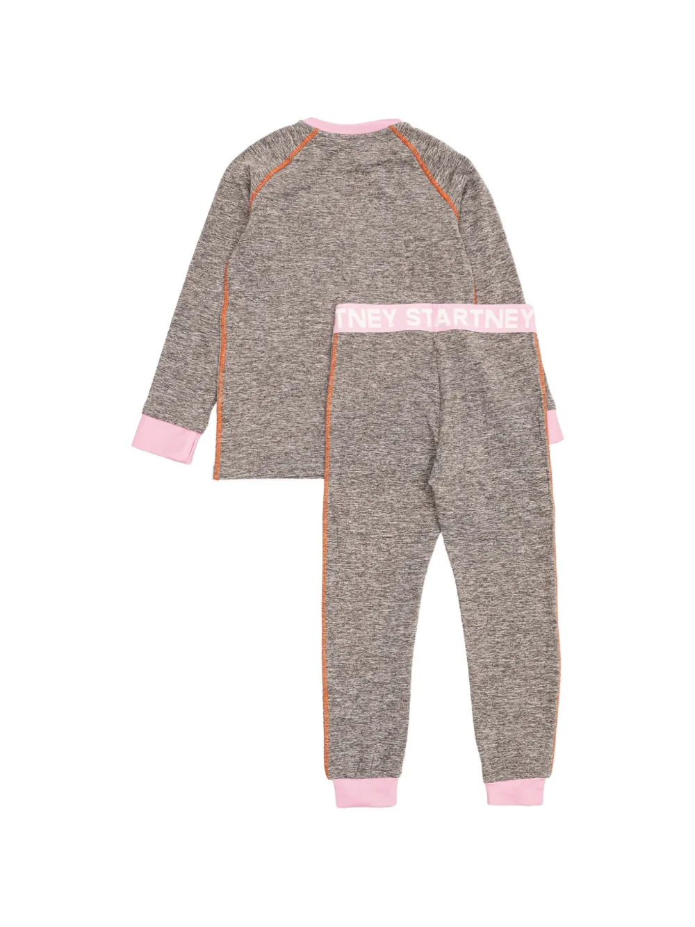 Stella McCartney Kids marl-effect tracksuit Grijs