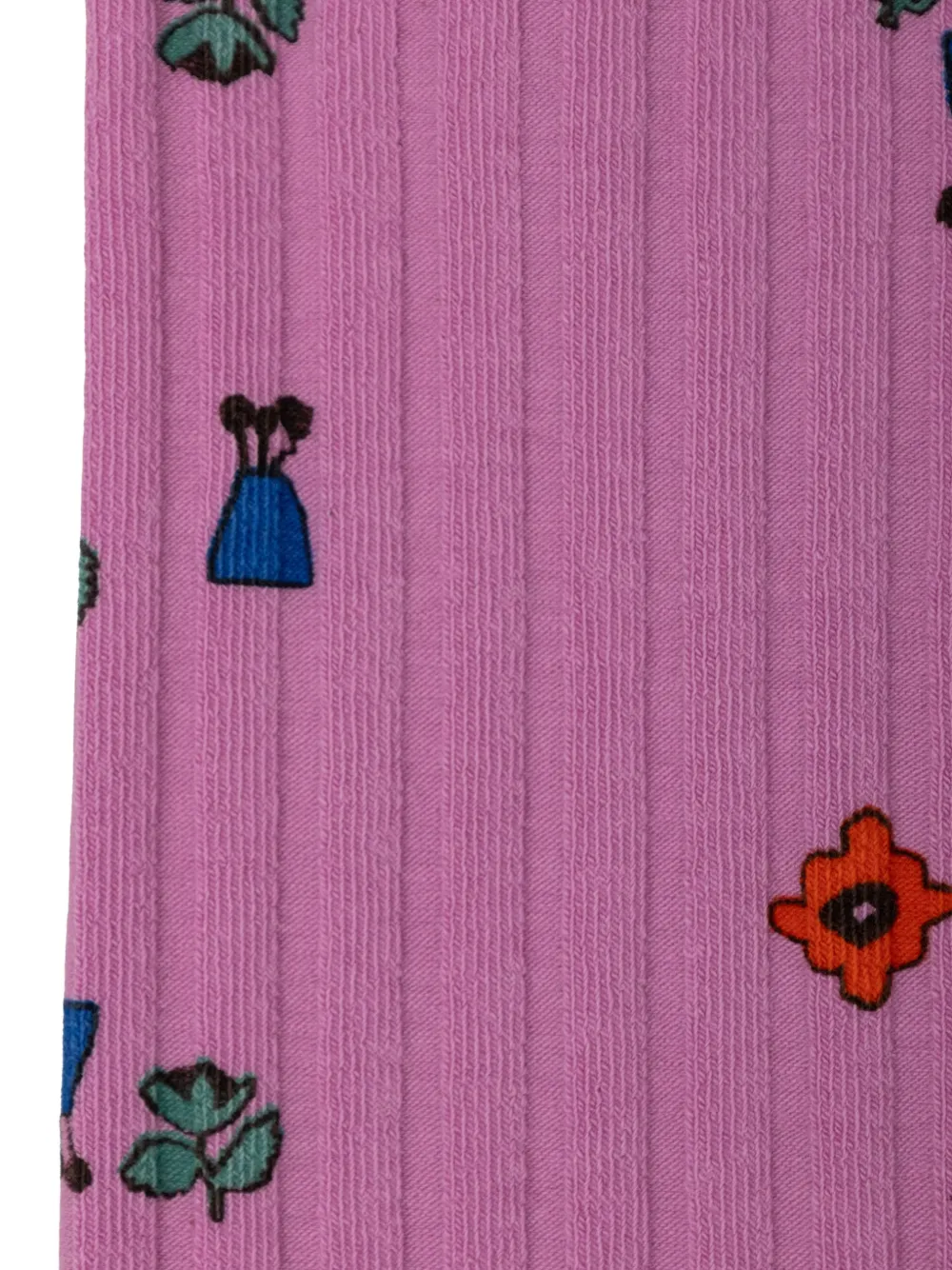 Bobo Choses Blossom geribbelde legging met bloemenprint Roze