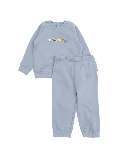 Stella McCartney Kids survêtement à motif cheval brodé