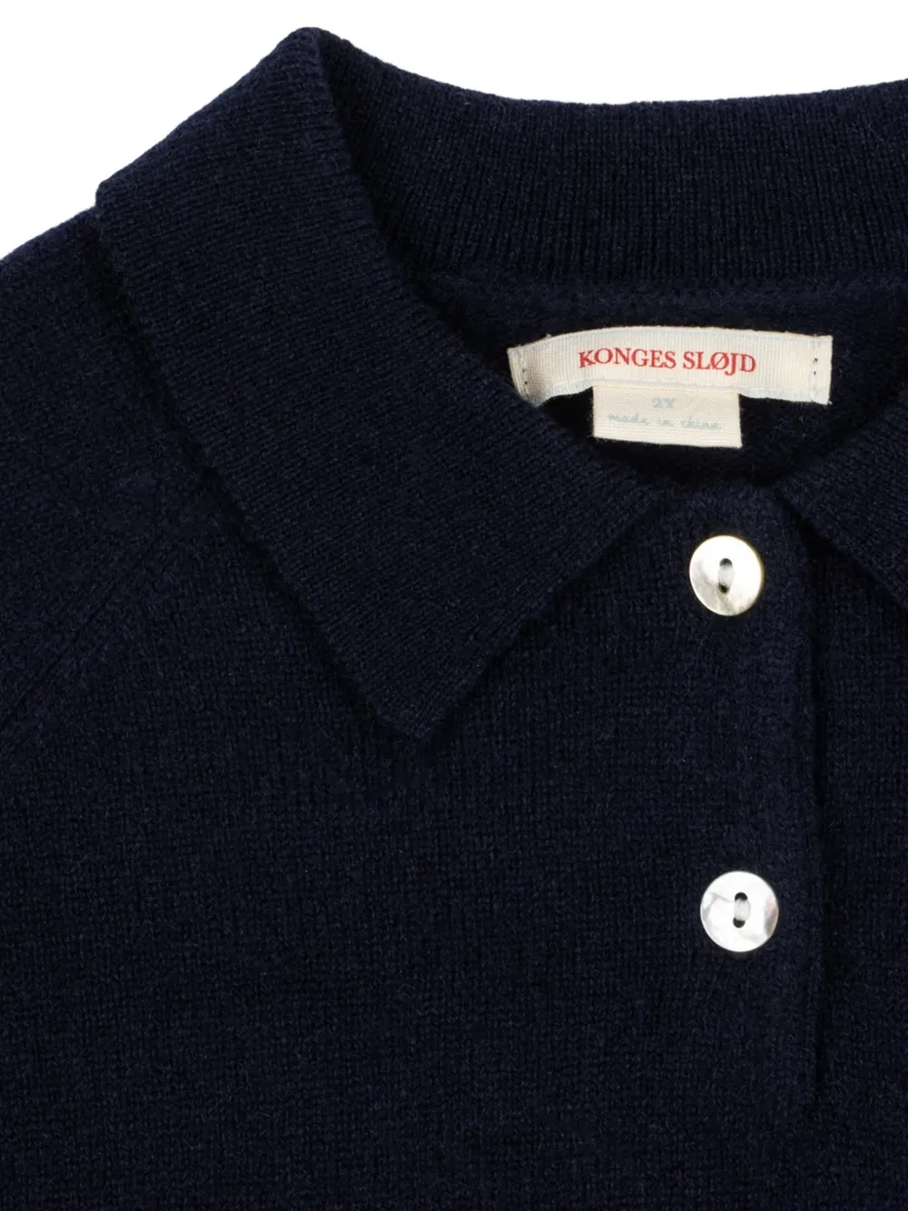 Konges Sløjd Basi wollen polotrui Blauw