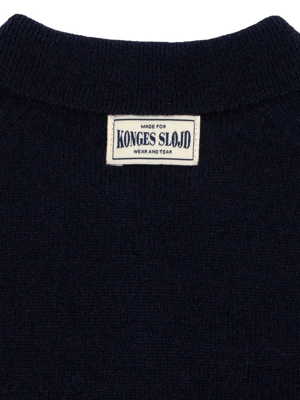 Konges Sløjd Basi wollen polotrui Blauw