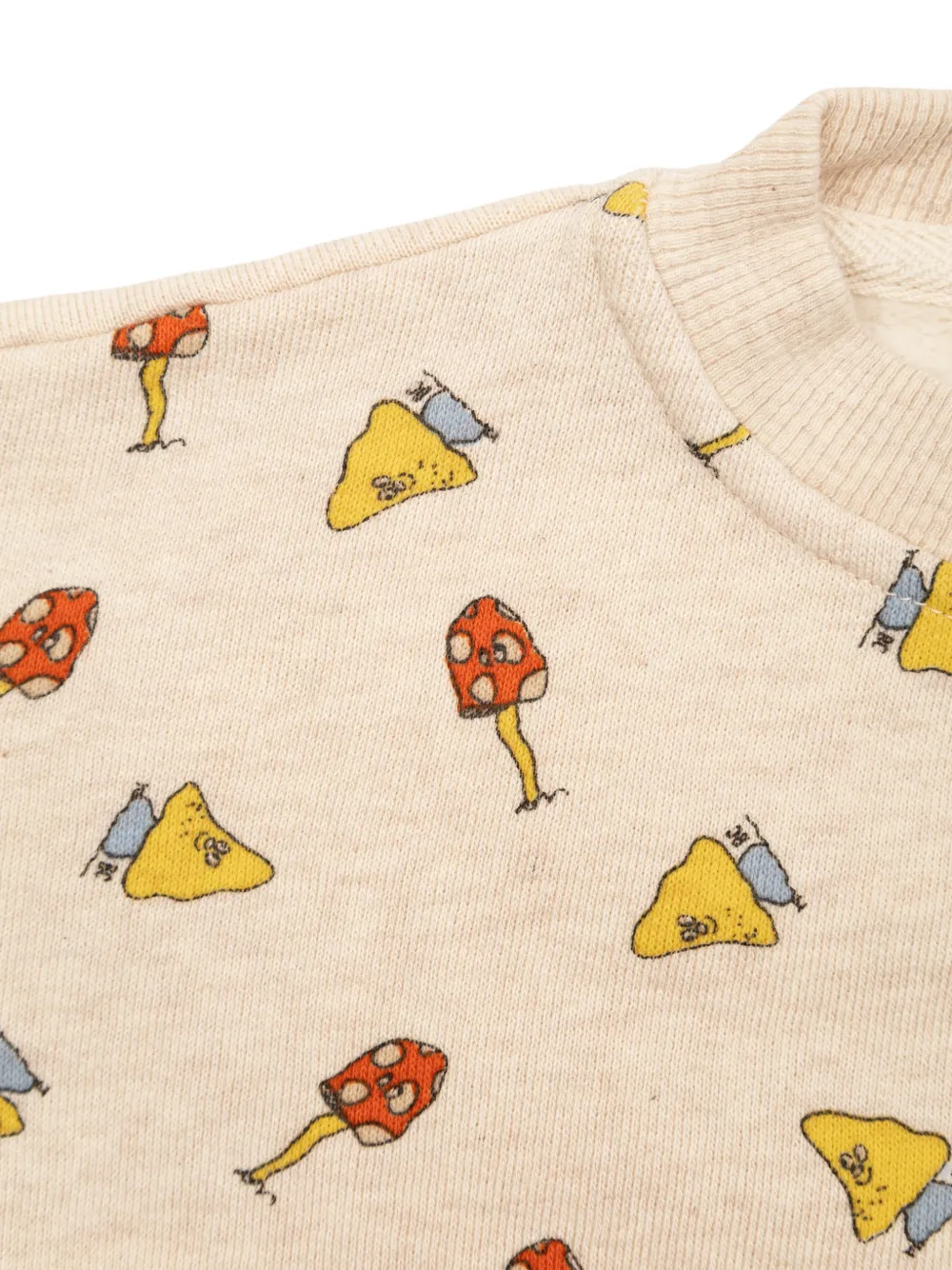 Bobo Choses Sweater met print Beige