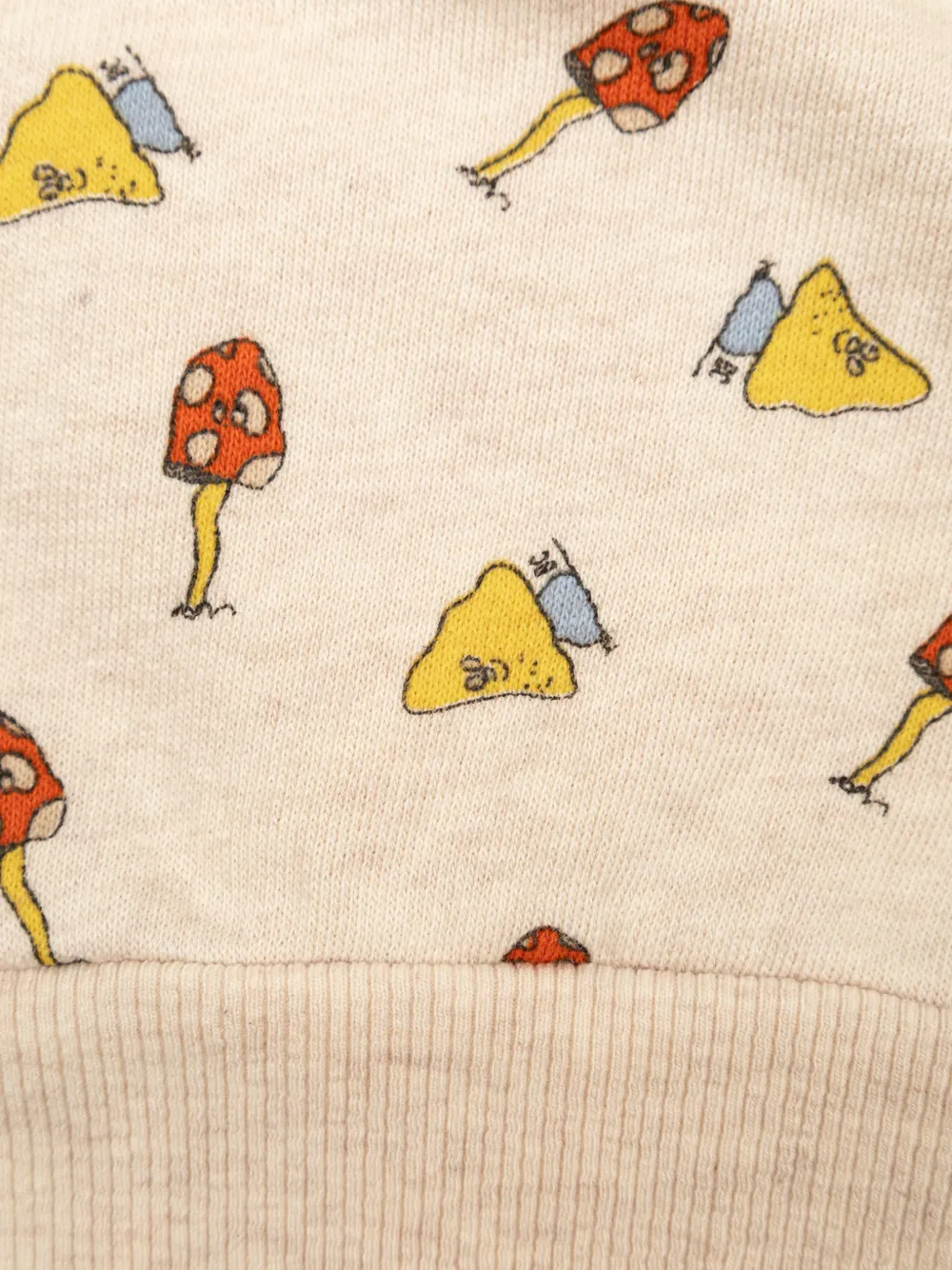 Bobo Choses Sweater met print Beige