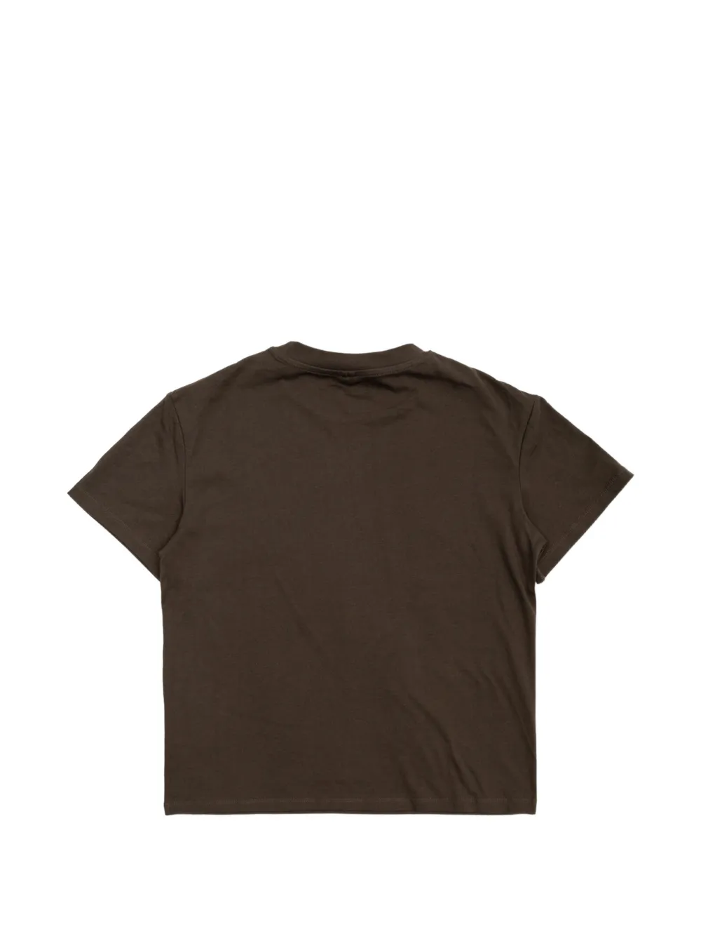 Stella McCartney Kids T-shirt met grafische print Bruin