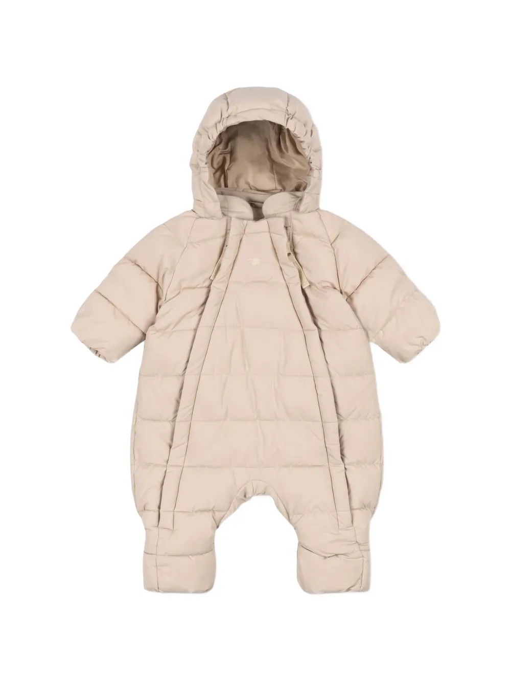 Konges Sløjd Alpi quilted hooded overall - Toni neutri