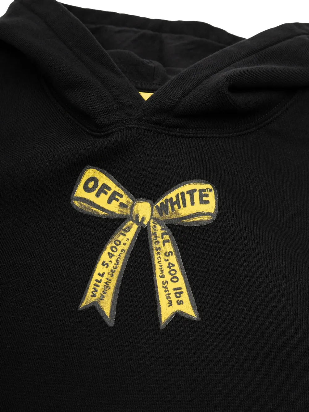 Off-White Kids bow hoodie Zwart