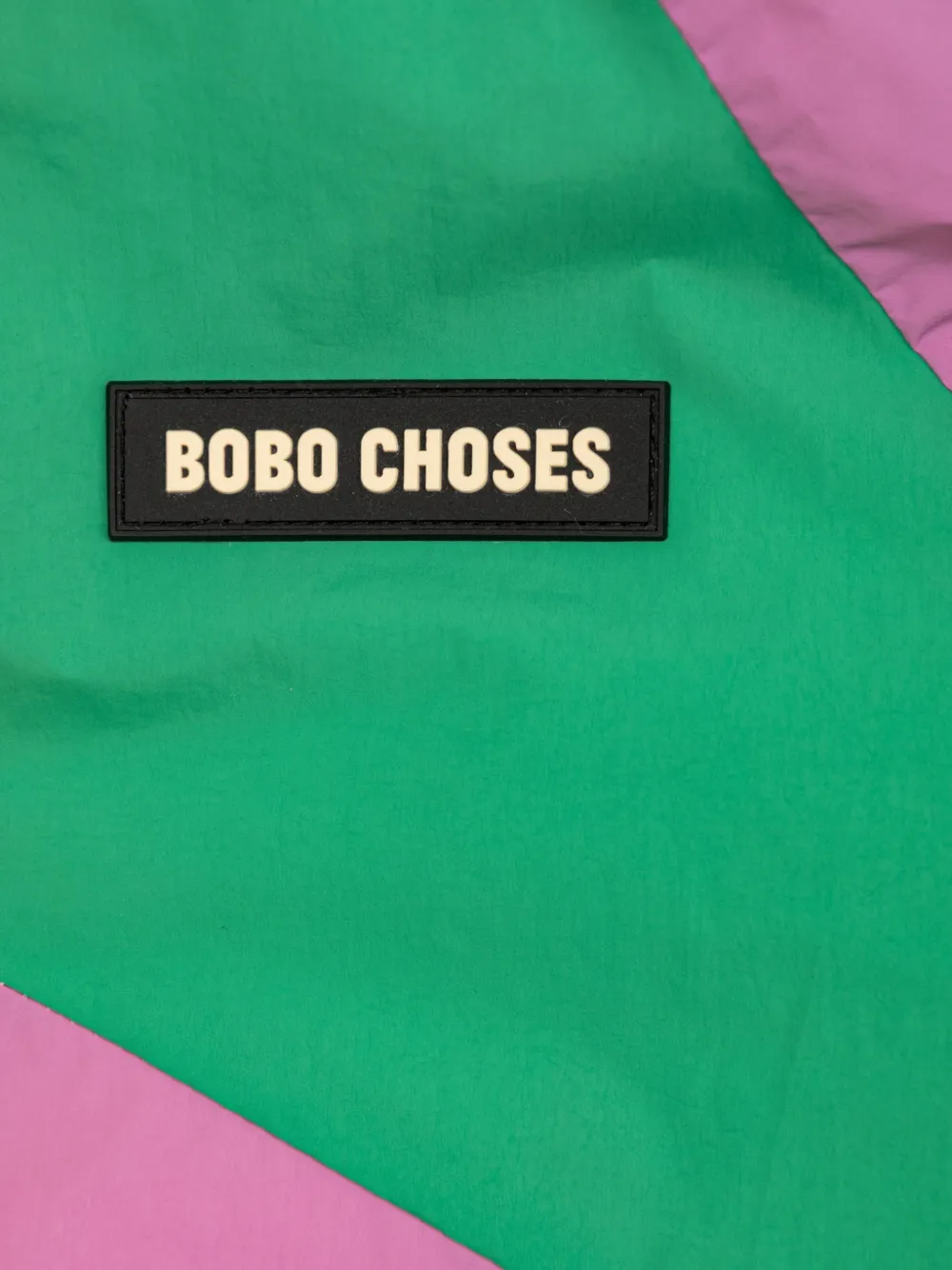 Bobo Choses Almost Moire omkeerbaar jack met colourblocking Roze
