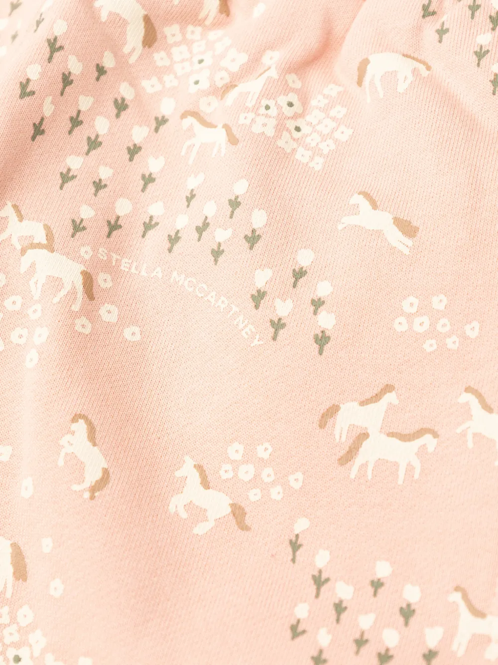 Stella McCartney Kids horse-print tracksuit Roze