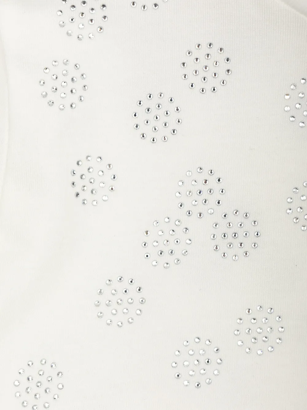 Stella McCartney Kids T-shirt met tulen afwerking en pailletten Wit