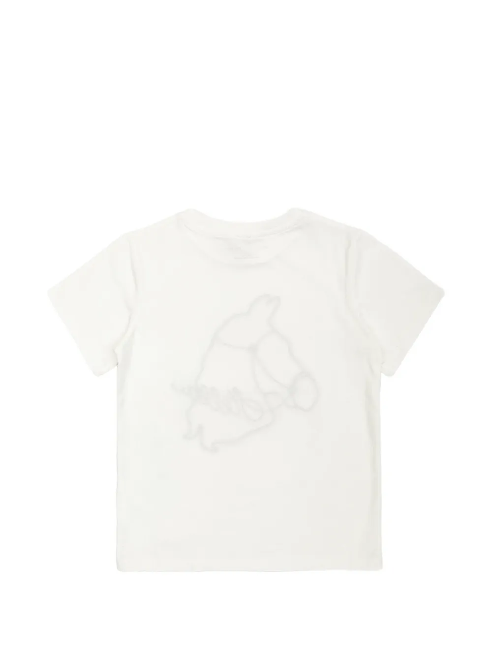 Stella McCartney Kids T-shirt met paardenprint Wit