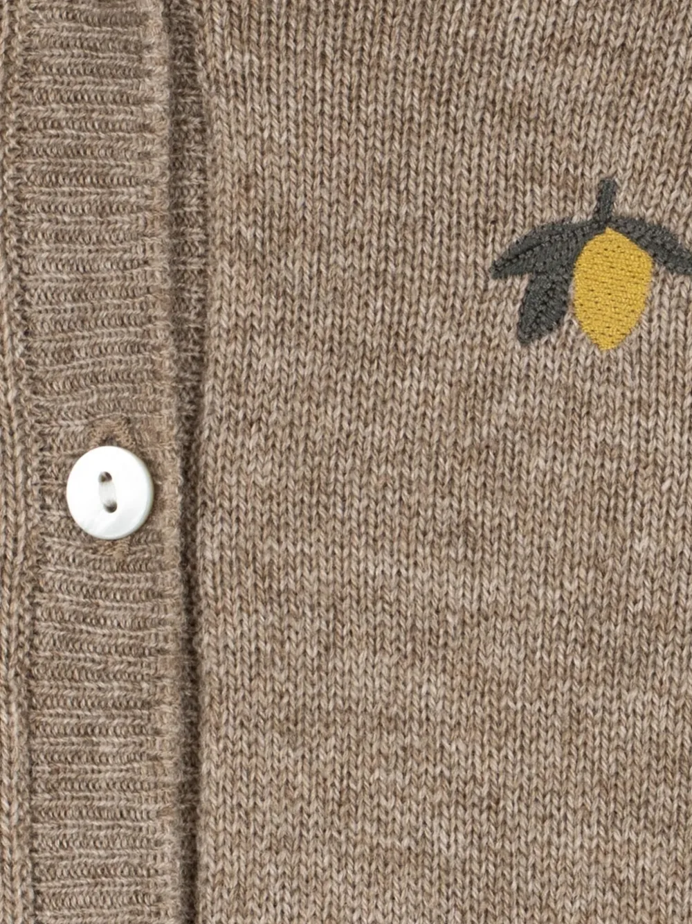 Konges Sløjd Mattou jumpsuit met pompon Bruin