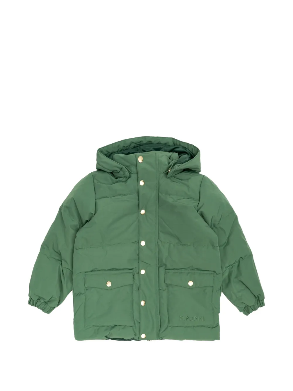 Mini Rodini hooded padded coat - Grün