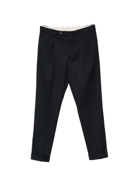 Gta Luca pleated turn-up cuff trousers