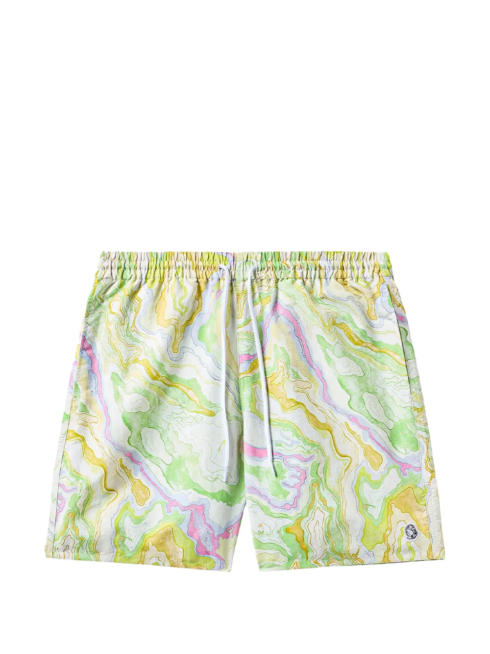 Billionaire Boys Club Birdie marble-print swim shorts Groen
