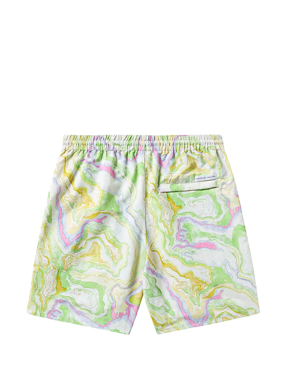 Billionaire Boys Club Birdie marble-print swim shorts Groen