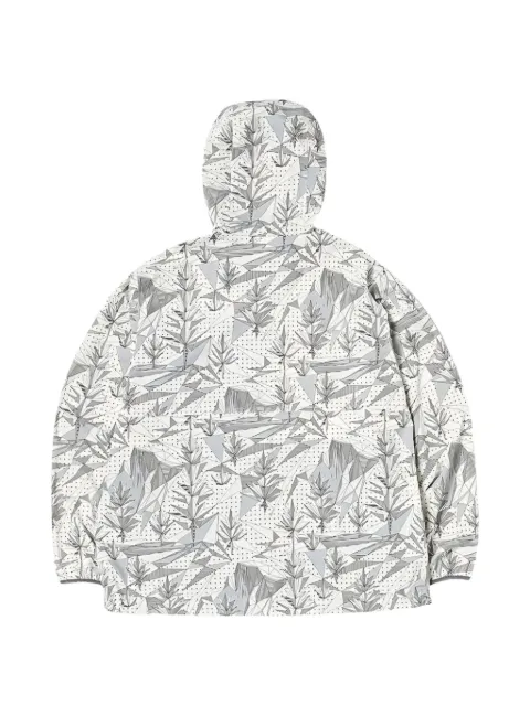 Gramicci x And Wander yosemite-print hooded jacket