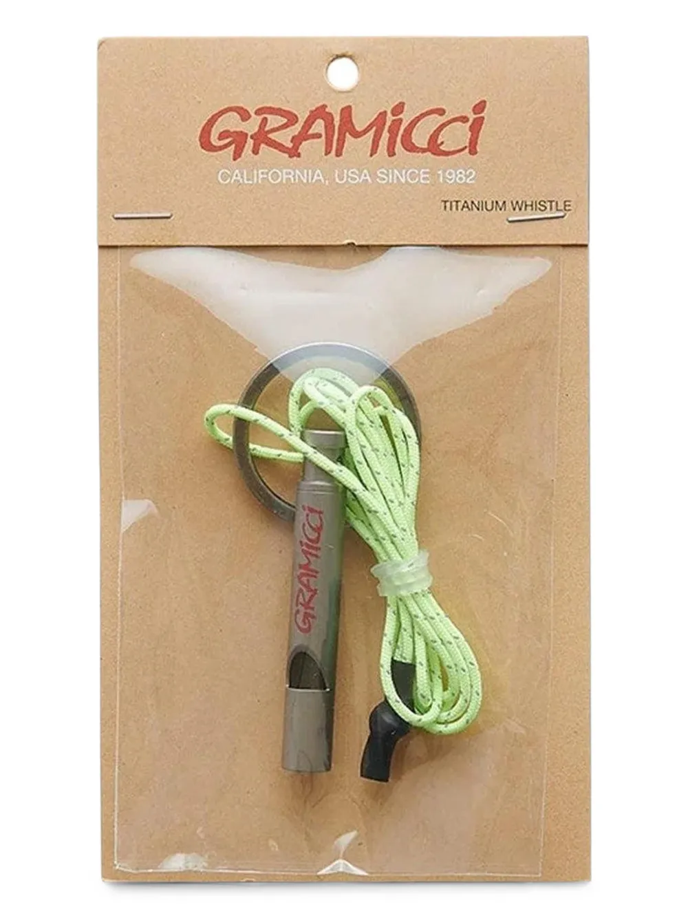 Gramicci survival whistle Grijs